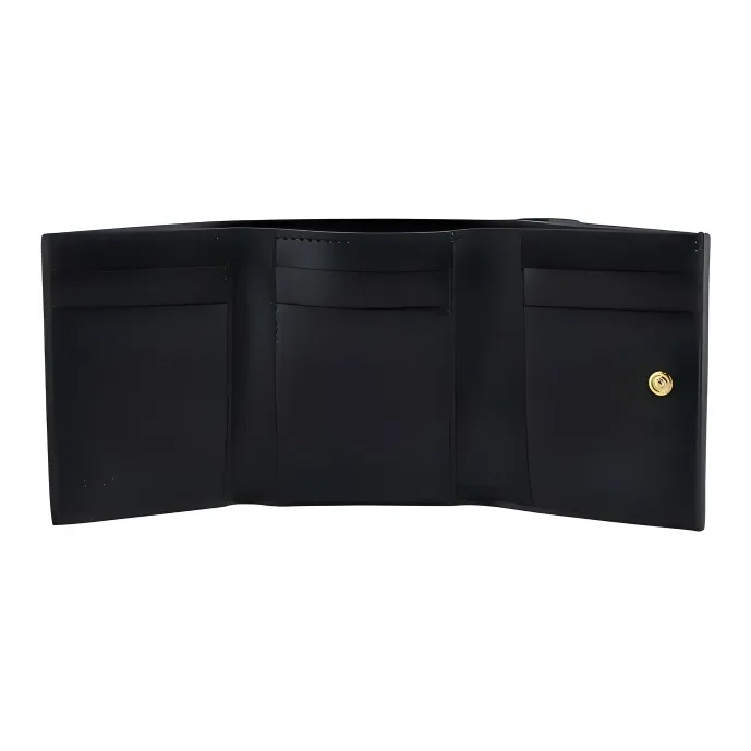 FENDI Leather Wallet Women's Black-3