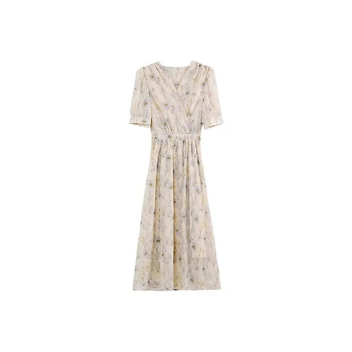 ETSE Short Sleeved Dresses Women's Multicolor-0