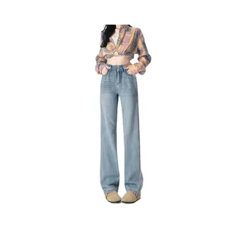 Weixi Jeans Women's Cool Tea Blue