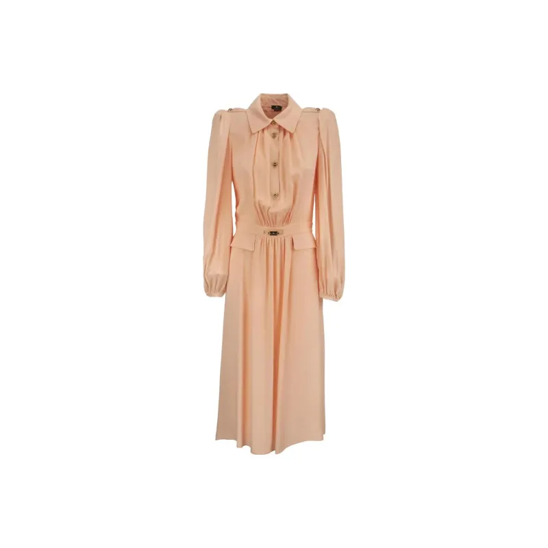 Elisabetta Franchi SS22 Shirts Skirt Dress Pink-0