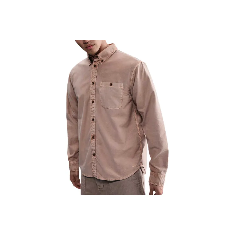 Nike Swoosh Shirts Men Khaki-0