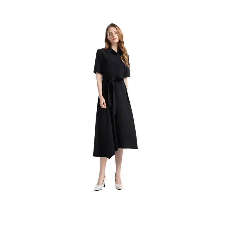 NINE WEST Short Sleeved Dresses Women's Black-0