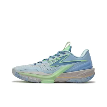 361° BIG3 6.0 Cushioning Coverage Abrasion Resistant Slip Resistant Low Top Basketball Shoes Men's Antique Gray Blue