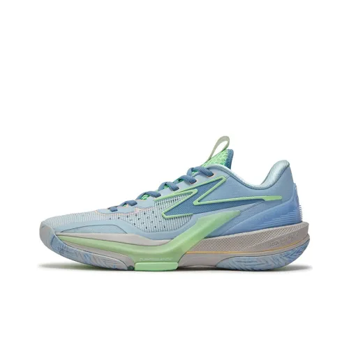 361° BIG3 6.0 Cushioning Coverage Abrasion Resistant Slip Resistant Low Top Basketball shoes Driving Men's Antique Gray Blue