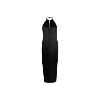 Acne Studios Keyhole-Neck Open-Back Maxi Dress