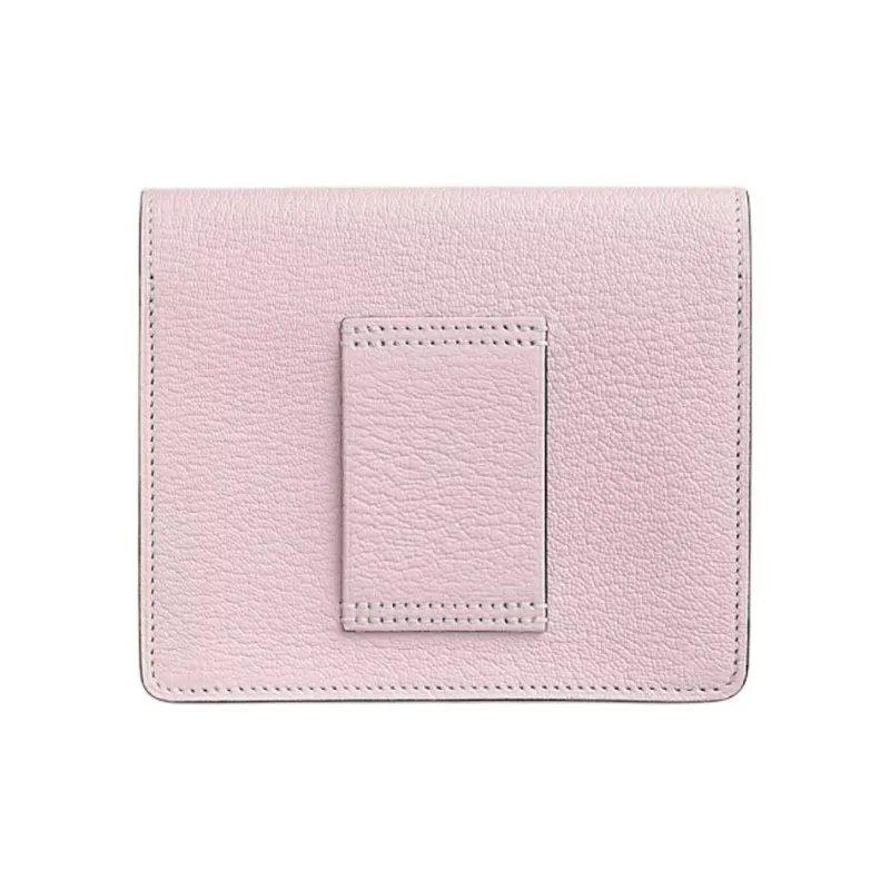 HERMES Roulis Mysore Sheepskin Wallet Women's 5T Rose-2