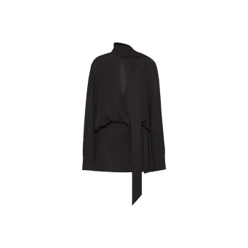 Valentino SS22 Long Sleeved Dresses Women's Black