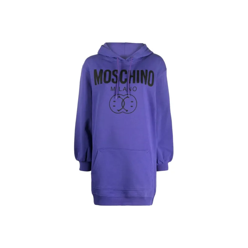 MOSCHINO Long Sleeved Dresses Women's Purple-0