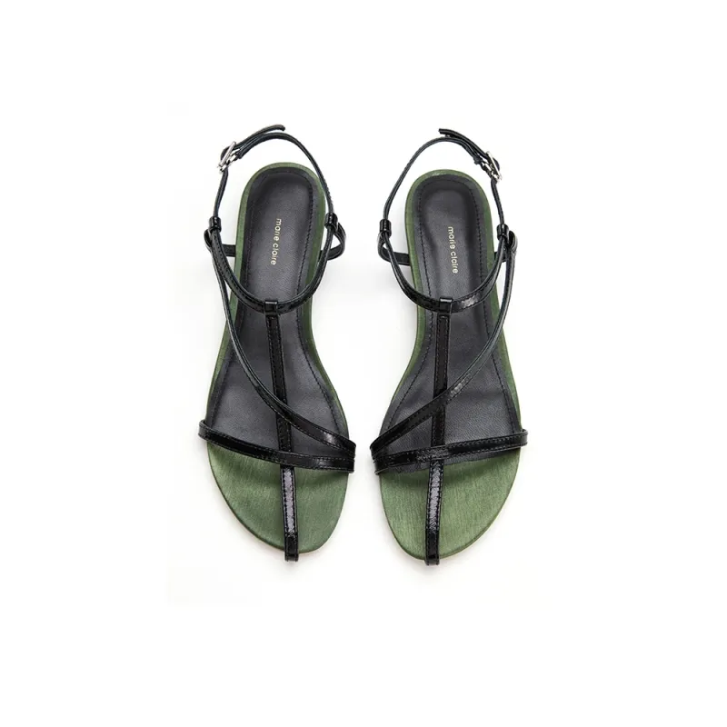 Marie Claire One Strap Sandals Women's Midnight Paris Black-2
