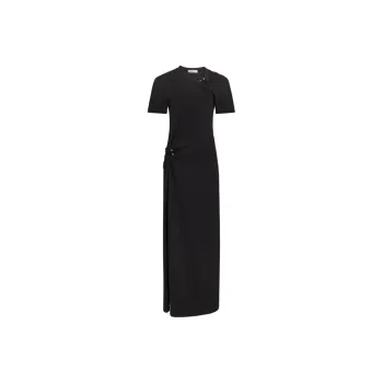 Paco Rabanne Jersey Long Piercing Dress