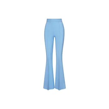 OSCAR DE LA RENTA Stretch-wool Flared Trousers