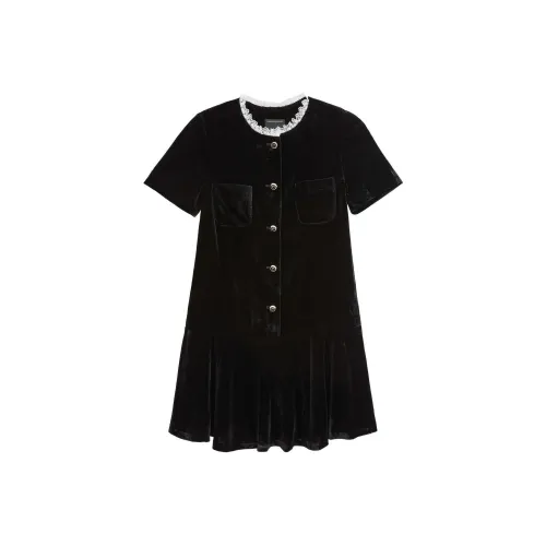 Bebe FW24 Short Sleeved Dresses Women's Black