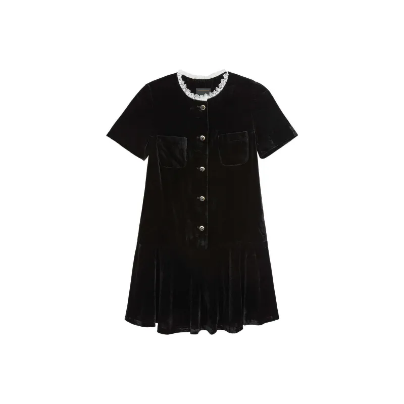 Bebe FW24 Short Sleeved Dresses Women's Black-0