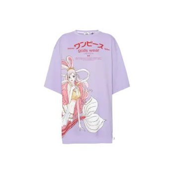 GCDS 《ONE PIECE》 Short-Sleeved Dresses Women's Purple