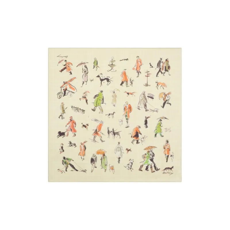 Burberry Paws On Parade Silk Scarf-0