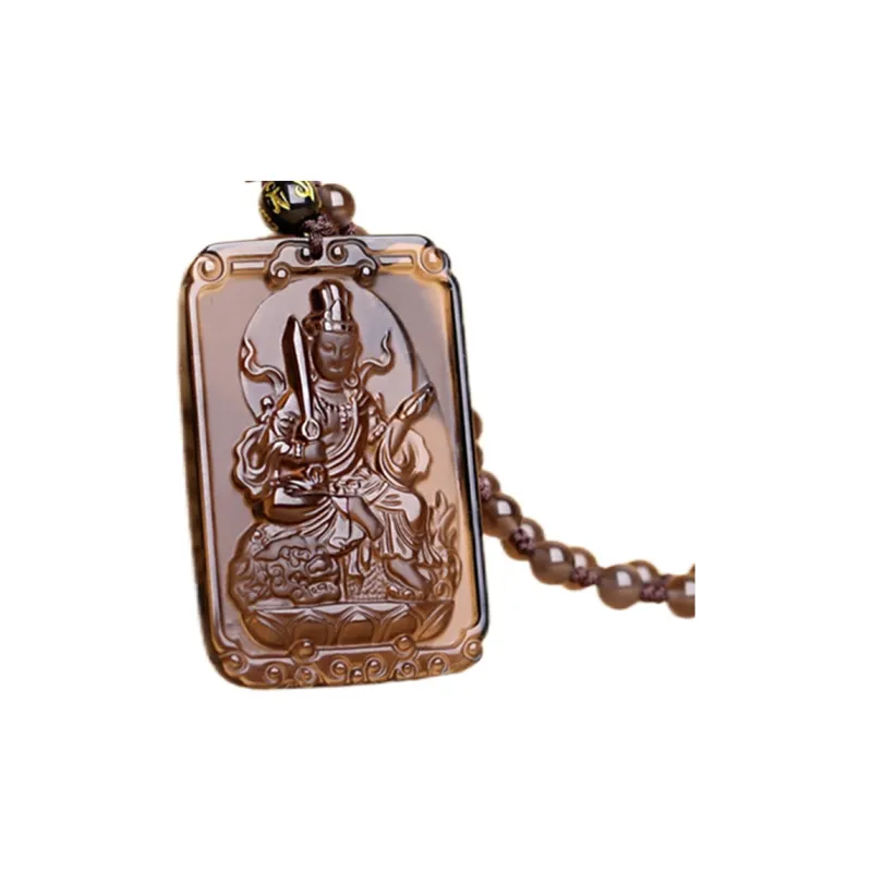Liu Jinfu Obsidian Jade Necklaces Unisex-7