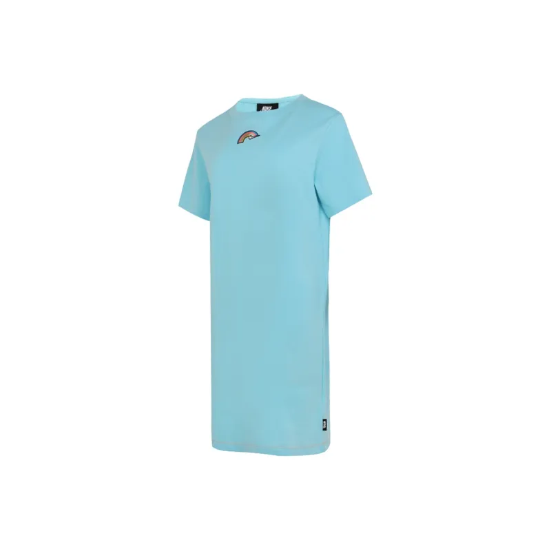 Nike Short Sleeved Dresses Women's Pink Blue-0