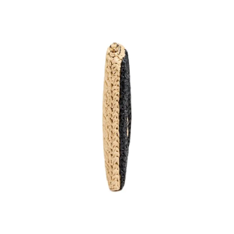 Valentino GARAVANI Synthetic Raffia Straw Bag Clutch Women's Natural-2