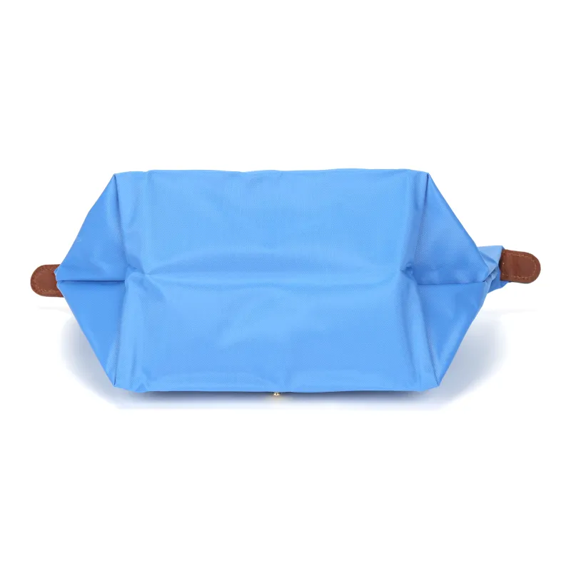 LONGCHAMP Le Pliage Polyamide Dumpling Bag Handbag Small Size Women's Blue-3