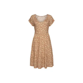 Victoria's Secret LASCANA Cap Sleeve V-Neck Mini Dress / N D D Short-Sleeved Dresses Women's Yellow