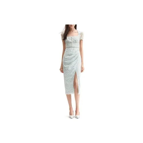 Self-portrait Short-Sleeved Dresses Women's Mint Green