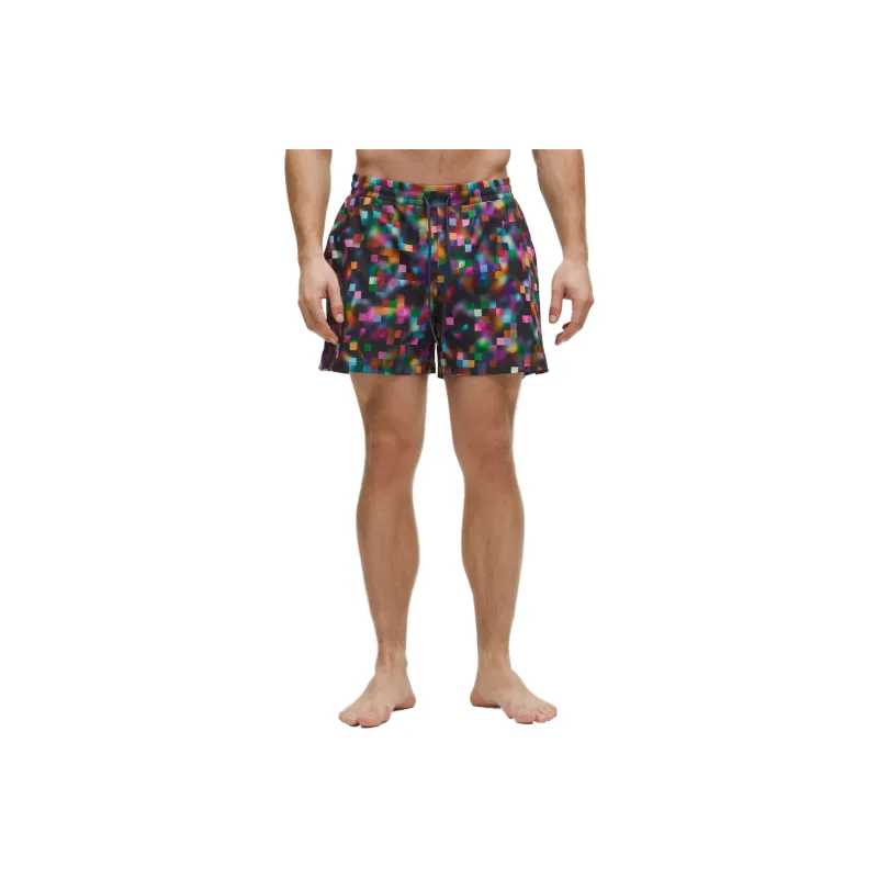 Lululemon Pool Short 5' Sports Shorts Men's Rainbow Pixel-0