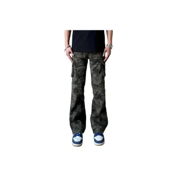 Menglaini Jeans Unisex Camouflage