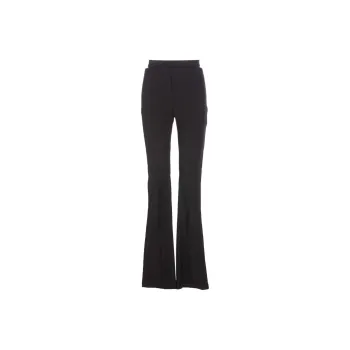 Patrizia Pepe High Waist Skinny Flared Leg Trousers