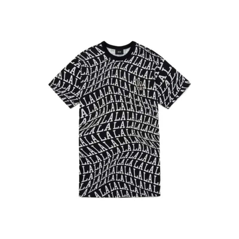 MLB Short Sleeved Dresses Women's Black-0