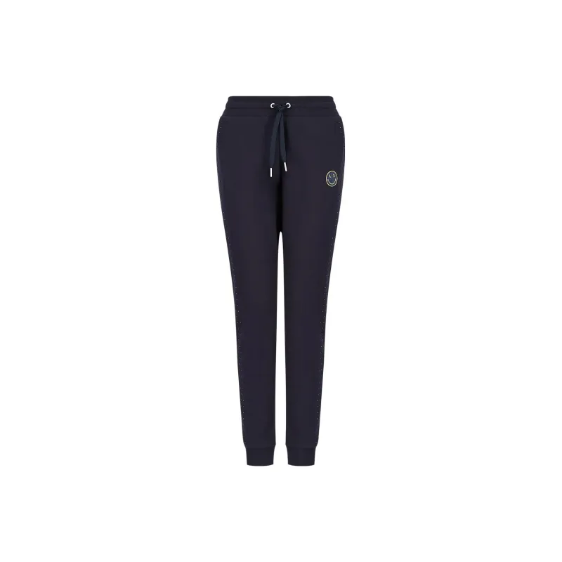 ARMANI EXCHANGEAE SS23 Knitted Sweatpants Women's Marine Blue-0