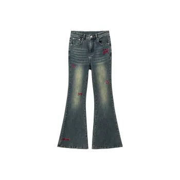 CHUU Jeans Women's Dark Denim Blue