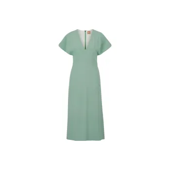 HUGO BOSS Short Sleeved V Neck Dress