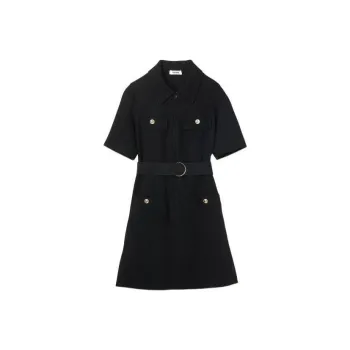 Sandro Belted Mini Dress