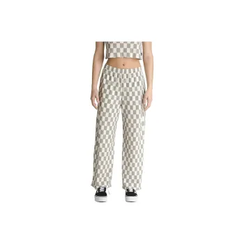 Vans Wren Checkerboard Pants Casual Pants Women's White Brown
