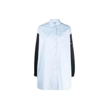 PRADA SS22 Long-Sleeved Dresses Women's Blue