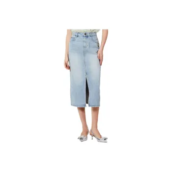 NINE WEST Denim Long Skirts Women's Denim Blue