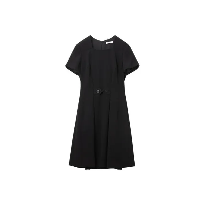 OVV Short Sleeved Dresses Women's Black-0