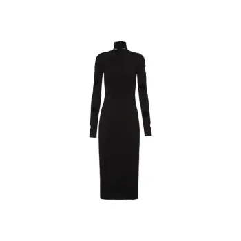 PRADA Long-Sleeved Dresses Women's Black
