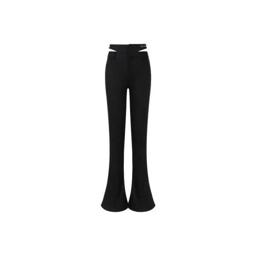 Three Quarters Casual Pants Women's Black