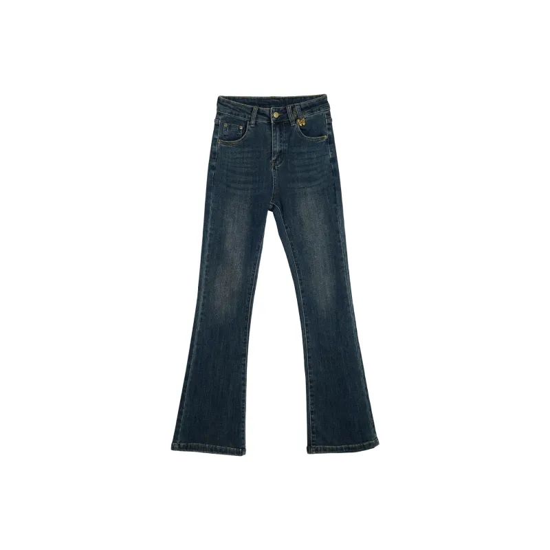 Olrain Jeans Women's Vintage Blue-0
