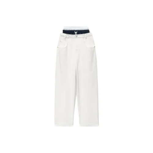 Alexander Wang Tri layer Wide leg Jeans