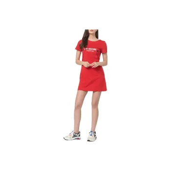 MOSCHINO Short-Sleeved Dresses Women's Red