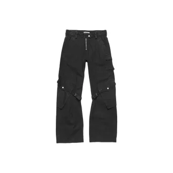 Acne Studios Mid Waisted Straight Leg Cargo Trousers
