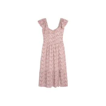 Hollister Short-Sleeved Dresses Women's Red All Over Print