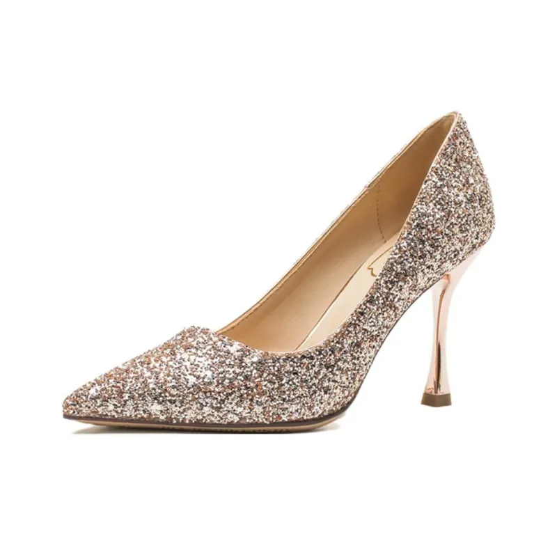 City Camel Slim Heel High Heels Women's-5