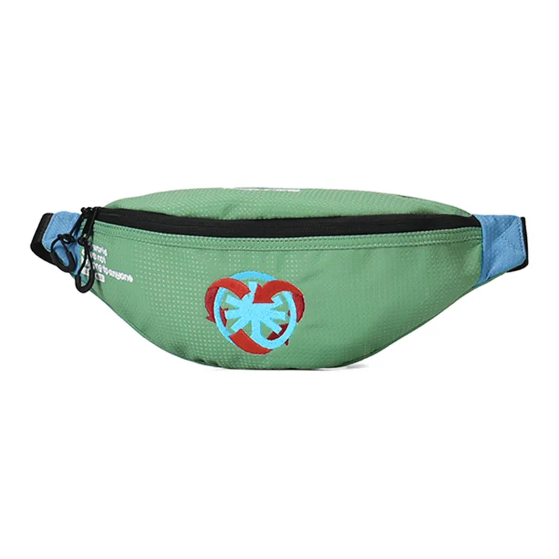 DRACONITE Polyester Fanny Pack Sling Bag Crossbody Bag Unisex White-1
