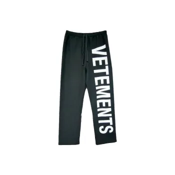 Vetements Knitted Sweatpants Women's Black