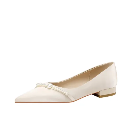 Lan Miao Casual Single Shoes Women's Champagne
