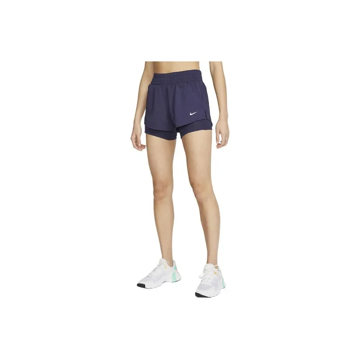 Nike Casual Shorts Women's Dark Purple-0