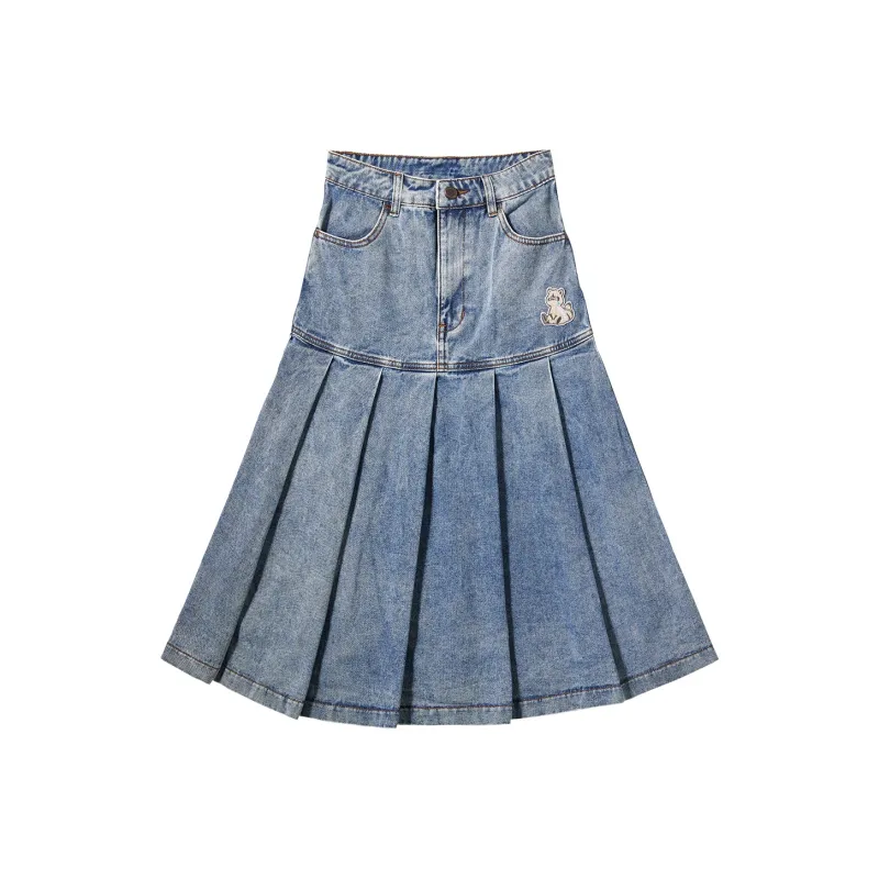 PSO Brand Denim Long Skirt Women's-3